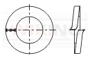 Podkładki okrągłe sprężyste DIN 127 forma A