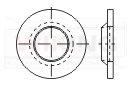 Podkładki kształtowe Ruv okrągłe forma A